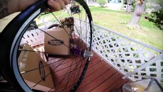 Hope technologies pro4 dh mountain bike wheel set unboxing and first look