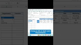 [Tips Excel - 40] - Danh sách thả xuống thay đổi lựa chọn #shorts