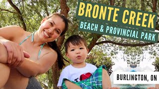 Bronte Creek Day - Provincial Park and Bronte Creek Beach in Burlington Ontario