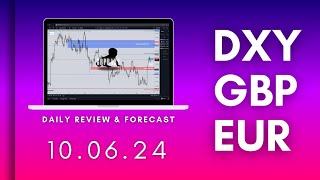 Daily Forex Forecast | DXY, GBP, EUR | 10.06.24