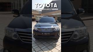 TOYOTA FORTUNER G LUX 2.7 BENSIN 2012