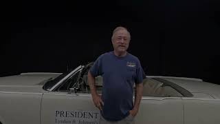 John Cashman, Lincoln Continental GURU, Schools Us on the Lyndon Johnson Historical Car Features!