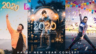 PicsArt Happy New Year 2020 Concept Editing - Awesome 2020 Spacial Editing Tutorial - Tech Art