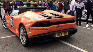 Lamborghini Huracan revs