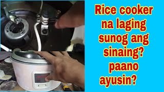 How to fix Eureka rice cooker with power but can't select warm.