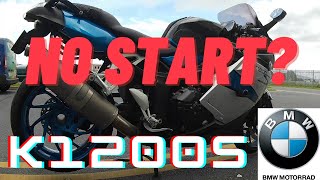 How to replace a starter relay and starter motor in BMW K1200S, No start troubleshooting BMW K1200 S