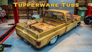 Tupperware to Bed Tubs for the Squarebody Shop Truck, Scale RC C10