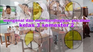 Mengenali dan membandingkan pecahan untuk kelas 3 semester 2      #mediapembelajaranpecahan #SDNGOLO