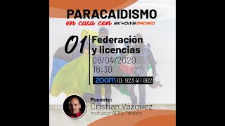 Licencias y Seguros de Paracaidismo | #yomequedoencasa | Skydive MADRID