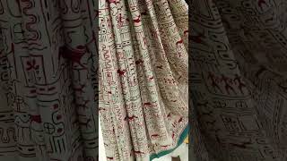 Poonam saree with Kalamkari Print.