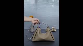 Fashion Brand Handbag High-Level Leather Women's Bag Large Capacity Vegetarian Handbag Underarm Bag