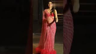 Kriti Sanon hot in red Saree #shorts #kritisanon #kriti #shorts #kritisanon