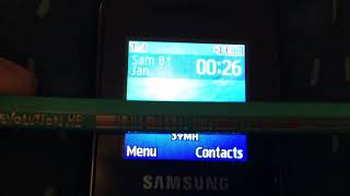 Samsung GT-E1200 incoming call