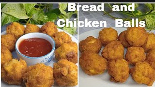 How to make easy and delicious bread and chicken balls 👍