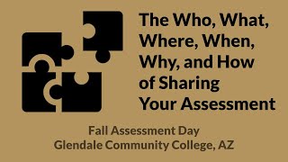 The Who, What, Where, When, Why, and How of Sharing Your Assessment