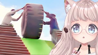 what WHEEL it do?!  | Vtuber Fuwa Reacts to UNUSUAL MEMES COMPILATION