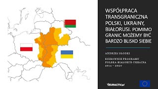 Współpraca transgraniczna Polski, Ukrainy, Białorusi. Pomimo granic możemy być bardzo blisko siebie