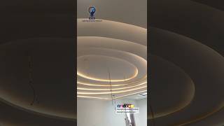 latest Ceiling light Design | Ceiling design for family hall with hidden lights #youtubeshorts