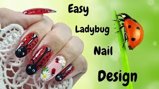 Ladybug Nail Design | Cute & Easy Nail Art