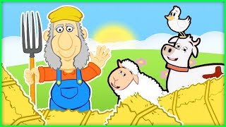 Old MacDonald Had A Farm | Classic Nursery Rhyme Sing-along with Lyrics!