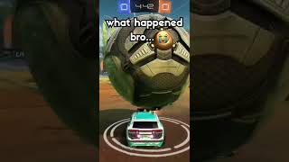 what happened bro... 😭 #rocketleaguefreestyle #rocketleagueclips #rocketleague #shorts #rl #funny