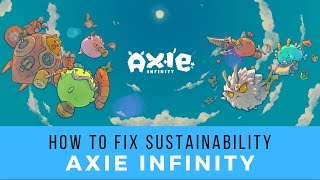 How To Fix Axie Infinity | Sustainability & Future of Sky Mavis