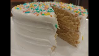 Eggless Vanilla Cake