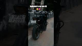 comment your bike 💖 #ns200 #blackwolf #bike #pulsarns200 #rider #wolflovers #motorsport #shortvideo