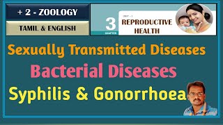 Sexually Transmitted Diseases   Syphilis and Gonorrhoea - சிபிலிஸ் & கோனோரியே class 12 zoology