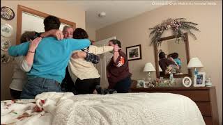 Siblings Surprise Grandparents After Nearly A Year Apart