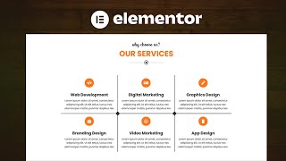 How to Design a Creative Responsive Services Section using Elementor