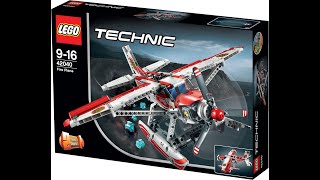 Lego Technic Fire Plane, set 42040 review