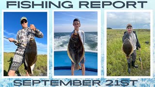 New Jersey Fishing Report September 21st #surffishing #fishingreport