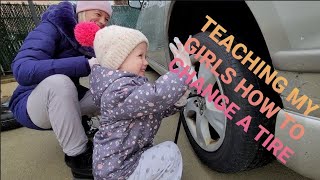 A Girls Guide How To Change A Tire :)