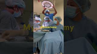 Myomectomy to remove multiple uterine fibroids by Dr Champika Gihan VOG. #fibroiduterus 👍