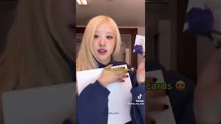 ROSÉ UNBOXING ROSIE 😍 The poster is so HUGE 😲😎 Let’s support her 🤍 #rosé #blackpink