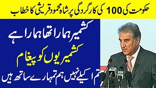 Shah Mehmood Qureshi Speech On 100 days agenda of PTI Govt 29 11 2018