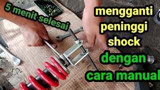 cara mengganti peninggi shockbreaker belakang