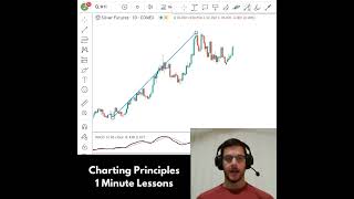 1 Minute Charting Lessons - Silver #silver #charting #debt #inflation #economiccrisis