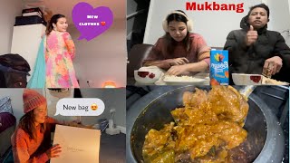 Khasi ko masu bhat mukbang/cooking fun☺️with @bishalgurung1276