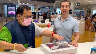 Buying a brand new Apple Macbook in Pattaya Thailand