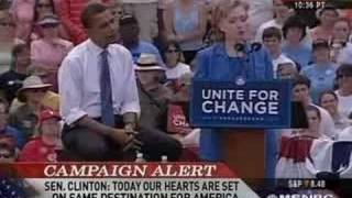 Obama Hillary Unity Speech Part 6-27-08 Part 2 of 4