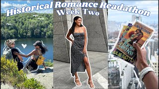 Reading Vlog 🌳🏔️ Book Haul, Hiking & NYC Nights 🍸 Historical Romance Readathon ~Week Two~