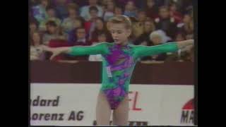 Henrietta Onodi (HUN) - DTB Cup 1990 - All Around - Floor Exercise