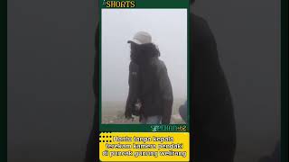 Hantu tanpa kepala terekam kamera pendaki di gunung welirang. #shorts #viral #news