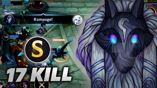 17 KILL ! KINDRED CARRY JUNGLE STILL BROKEN - WILD RIFT