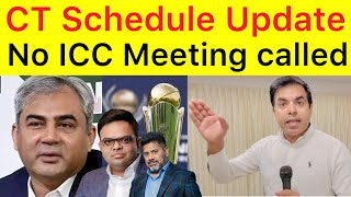 BREAKING 🛑 Champions Trophy Schedule kiun nahi release ho rha | No virtual meeting tomorrow ￼