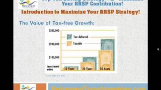 Tax Saving Strategy # 2  - Maximize RRSP- Tax Saving Strategies !