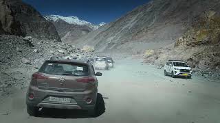 Leh to Pangong Tso via Changla pass road condition .. shot on DJI ACTION 2 #dji #leh #pangonglake