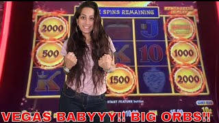 Vegas Baby!! HighLimit Wins! Dragon Link, Wheel of Fortune, Mustang Money & Lightning Link #LasVegas